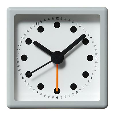 ±0（プラスマイナスゼロ）2.5R Analog Alarm Clock（アナログアラームクロック）
