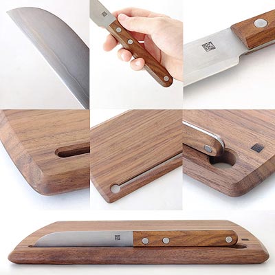 匠の技とモダンデザインのコラボ 味方屋 MINI KNIFE＆CUTTING BOARD