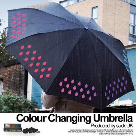 Suck UK（サックユーケー）Colour Changing Umbrella（カラーチェンジングアンブレラ）