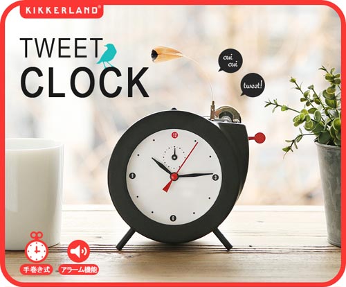KIKKERLAND（キッカーランド）Tweet Clock（ツイートクロック）