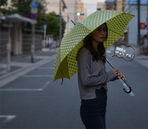 単なるドットとは一線を画す美しいパターンの傘 kura (クーラ） FlowerPower Umbrella（フラワーパワーアンブレラ）