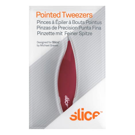 マイケルグレイヴスデザインの美しすぎるピンセット Slice Pointed Soft-Touch Tweezers