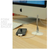 Fork and Cream Sauce