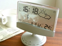 WORLD TIME WEATHER CLOCK