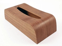 Wood Tissue Box Shape